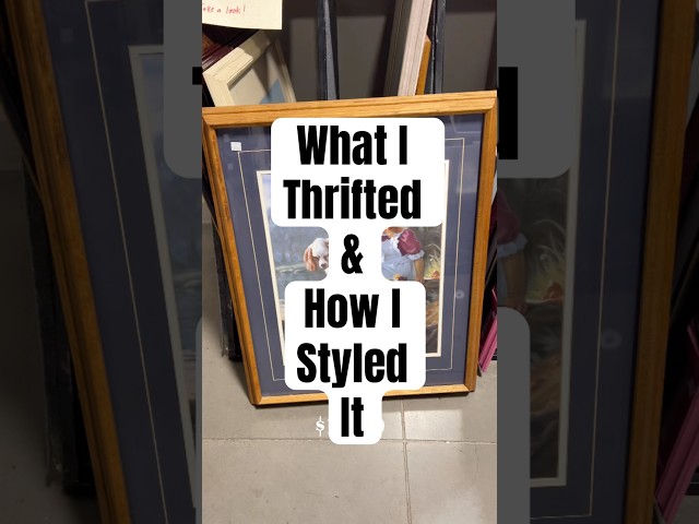 Transforming this Space with Thrifted finds | Thrifted Home Decor | decorate with me