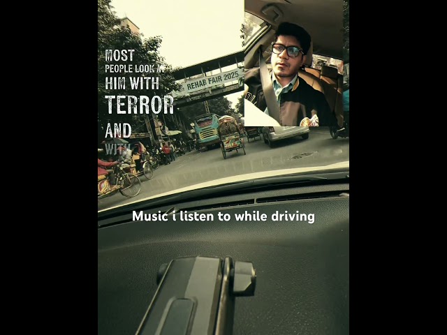Music i listen to while driving #dhaka #traffic