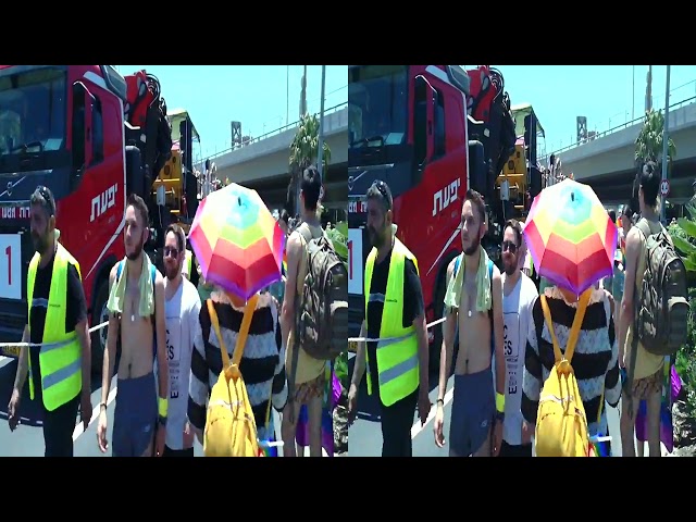 Tel Aviv Pride Parade in 3d - QooCam EGO - no edit 10