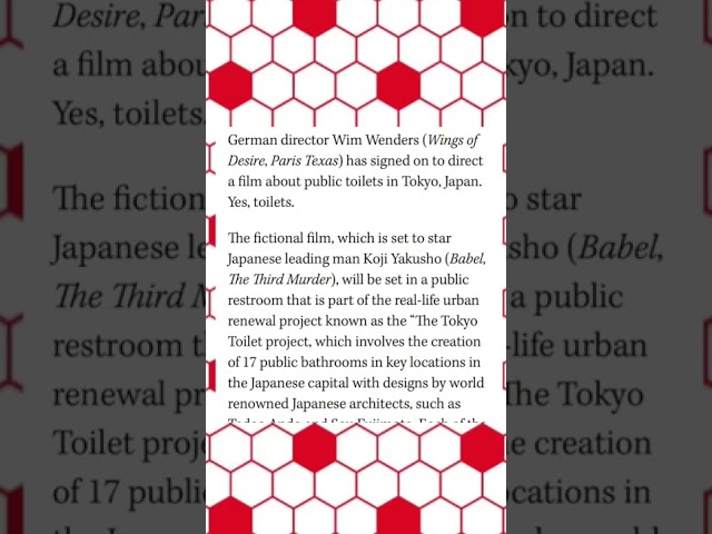 #WimWenders put us in your new film pls #kojiyakusho  #tokyotoiletproject #tadaoando #soufujimoto