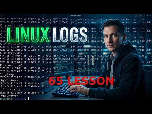65. Linux system logging | Log types in Linux | Reading logs in Linux | #linux #programming #python