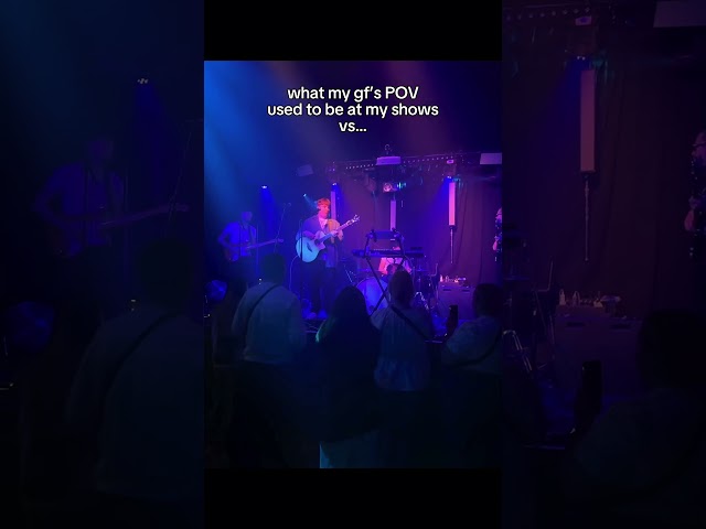 my gf's POV at my shows 😔