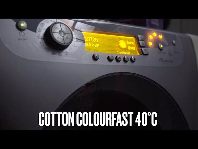Hotpoint Aqualtis AQXXD169PM - Cotton Colourfast 40°C