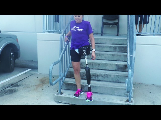 Dana, Hip Disarticulate: Learning How To Walk, Climb Up/Down Stairs and Ramps