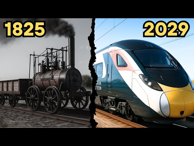 Evolution of British Trains | From 1825 to 2030 | Steam to Future HS2