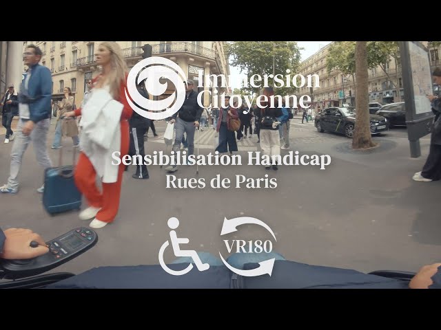 Sensibilisation Handicap - Métro Grands Boulevards, Paris - VR180