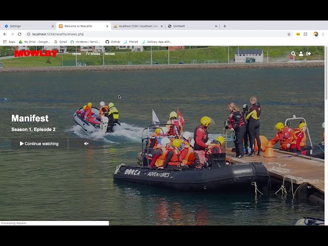 Project using Angular ,Node ,PHP,MongoDB,MYSQL. Video Streaming Website .