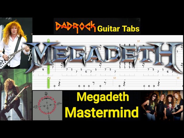 Mastermind - Megadeth - Guitar + Bass TABS Lesson