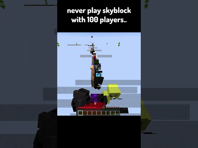 100 players skyblock