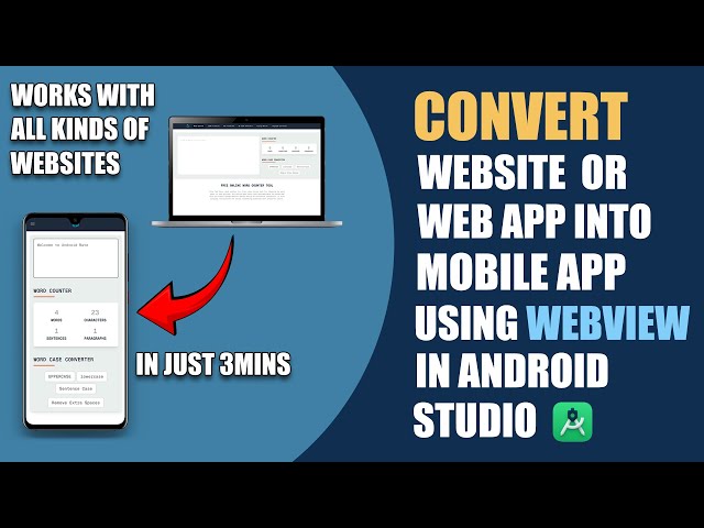 Turn Your Website Into An Android App (EASY TUTORIAL)