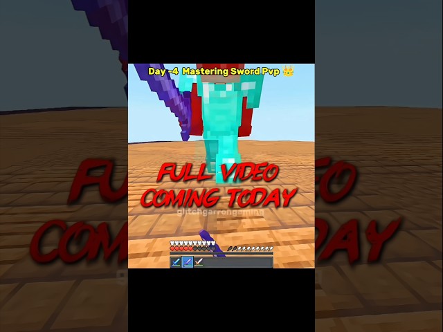 Day -4 Mastering Sword Pvp With @BoltDecode #minecraft #minecraftshorts