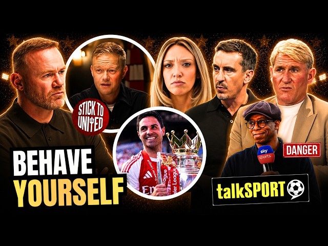 Stick to United Rooney CLAIM🤔 Arsenal LIES BACKFIRES😂 Neville RUINS Spurs & talkSPORT SLAM Wright 😮