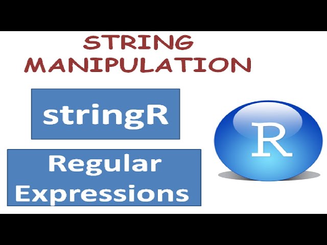 String manipulation in R using STRINGR package and Regular Expressions in R