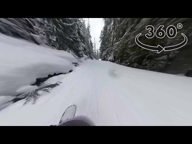 [GOPRO 360 VR] Snow boarding down hill #3 (Canada WhistlerBlackcomb Blackcomb side)