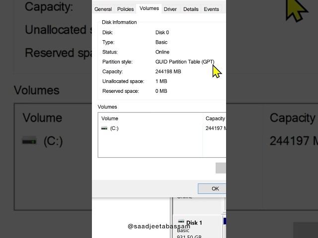 How to check your Disk Partition Scheme on Windows 10 | GPT or MBR #windows10 #harddiskpartition