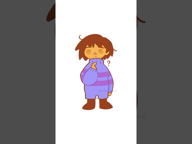 frisk, that's not how you do the trend... #undertale #frisk #notcuteanymore #illit #parako