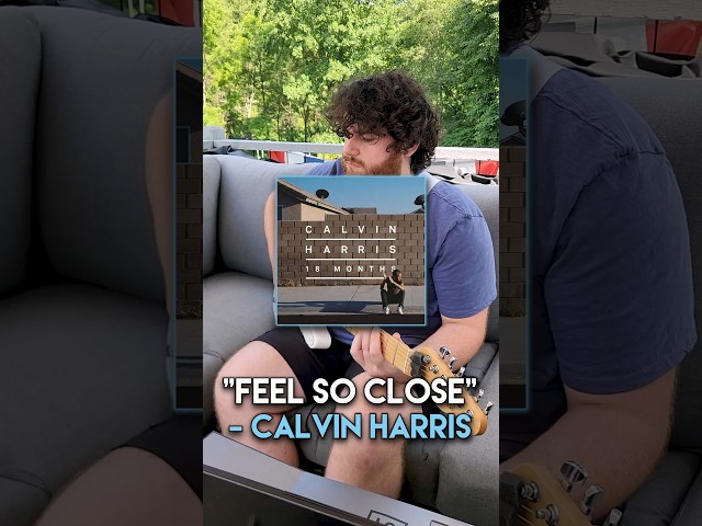 Calvin Harris - Feel So Close | Guitar Playalong #guitarsolo #guitar #musicproducer