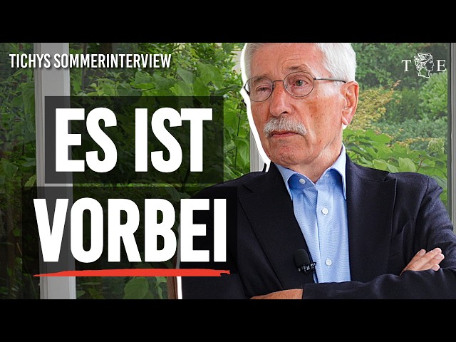 Es ist vorbei: Die Schäden der Krise sind unumkehrbar, sagt Thilo Sarrazin in Tichys Sommerinterview