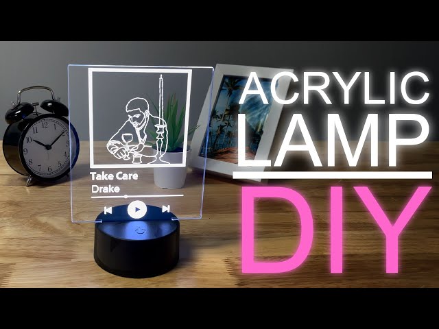 DIY Acrylic Night Light | HOW TO | CRICUT