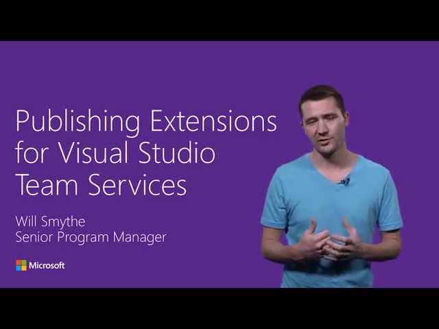 Publishing Extensions for Visual Studio Team Services