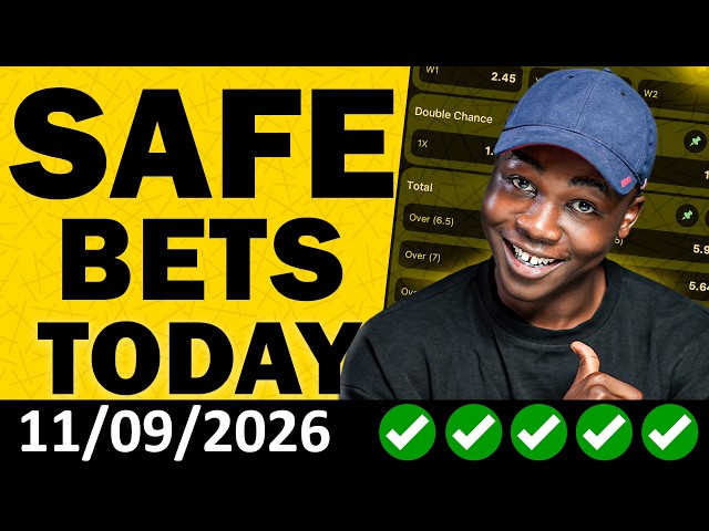 FOOTBALL PREDICTIONS TODAY 11/09/2026 SOCCER PREDICTIONS TODAY | BETTING TIPS, #footballpredictions