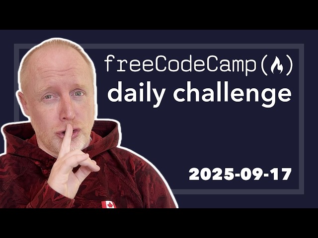 Slug Generator - 2025-09-17 - FreeCodeCamp Daily Challenge #freecodecamp #dailychallenge
