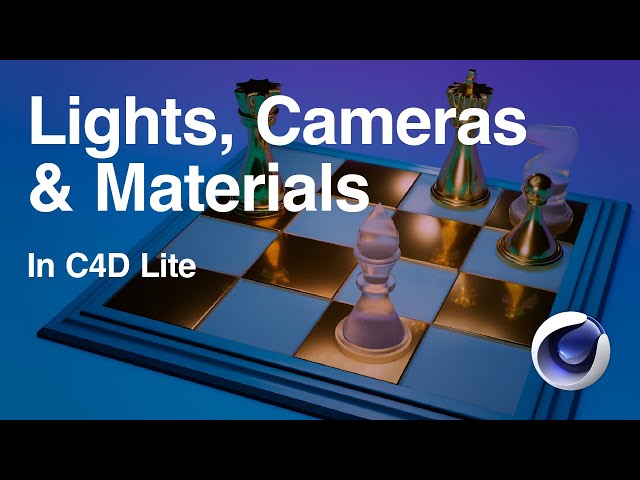 Lights, Cameras & Materials in C4d Lite (4/5)