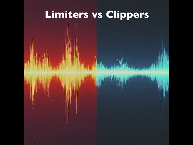 Limiters vs Clippers in audio mastering