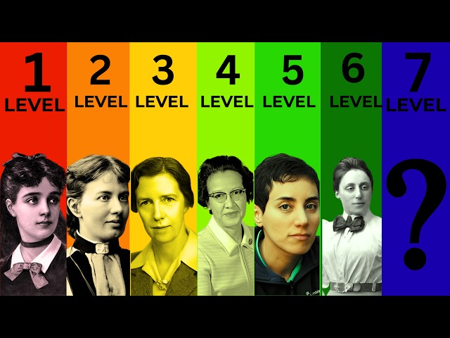 The 7 Levels of Female Mathematicians