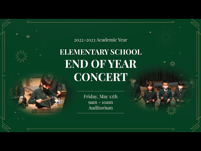 APIS Seoul ES End of Year Concert 2023