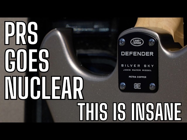 PRS Just Went NUCLEAR on FENDER - the DEFENDER Silver Sky is NUTS