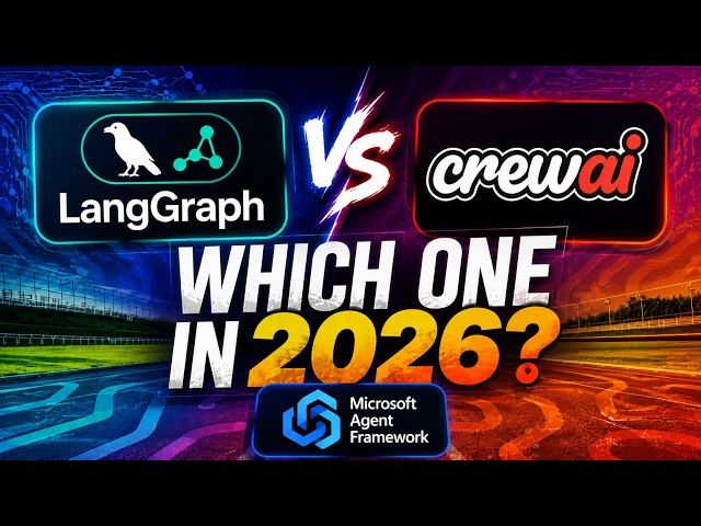 LangGraph vs CrewAI vs Microsoft Agent Framework — Which One in 2026?