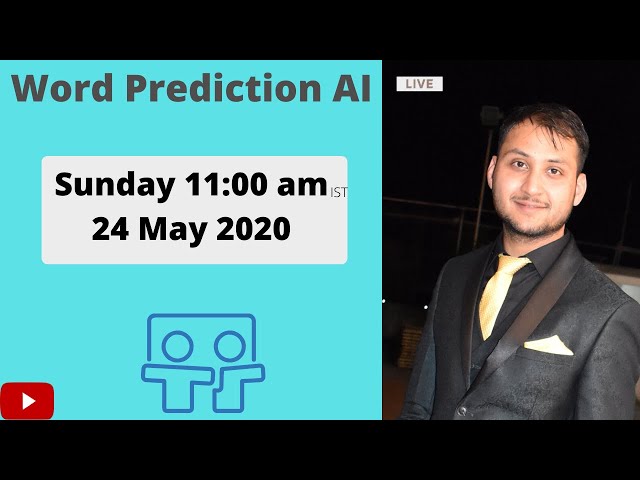 AI write poetry | Word prediction using LSTM | Deep Learning beginners
