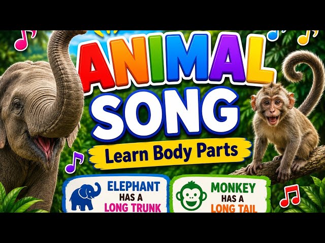 Animal Song for Kids | Learn English with Fun Animals!