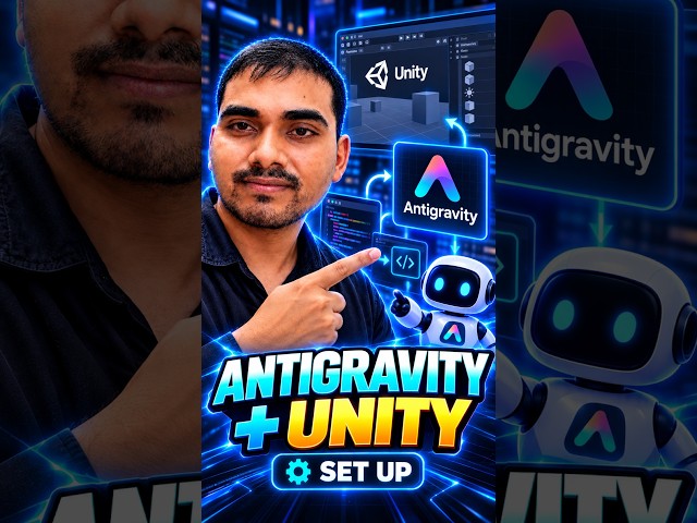 Google Antigravity with Unity #shorts #gemini #google #AI #agent #development #gpt #openai #claude