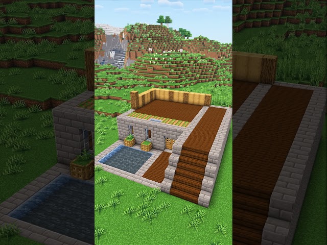 EASY  house | Tutorial Minecraft #shorts