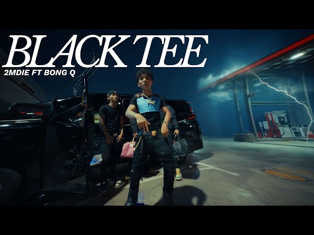 2MDIE - BLACK TEE . FT BONG Q