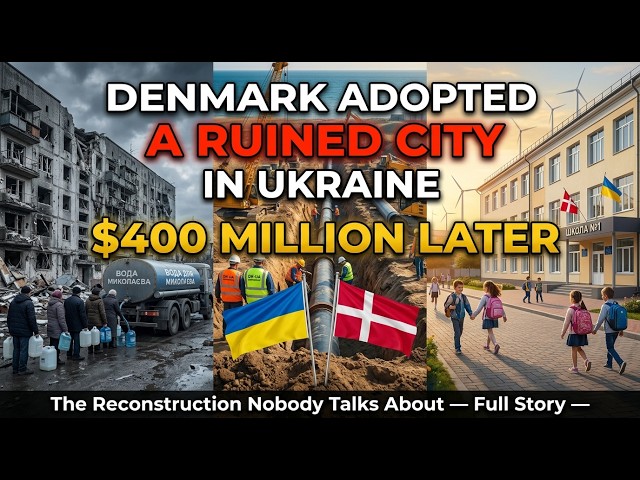 Denmark Is Turning a Bombed Ukrainian City Into the New Copenhagen — Here Is What Actually Happened