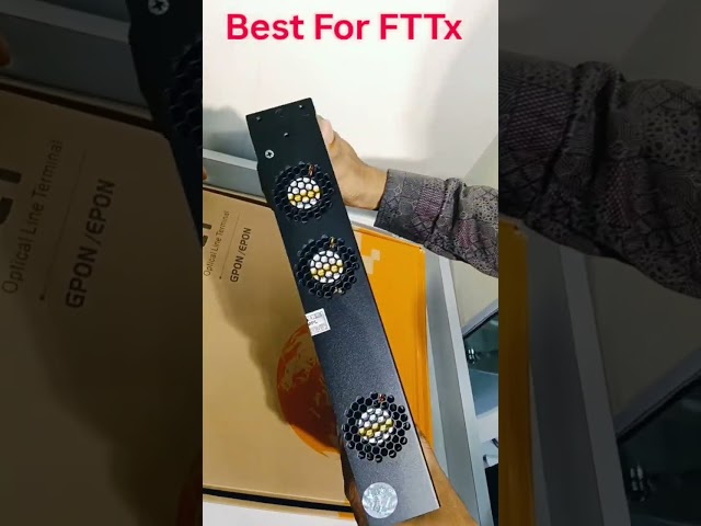 🚀 OptiLink 4-Port OLT #FTTH #FTTHNetwork #ISP #Broadband #FiberOptic #GPON #EPON #Networking #NOC