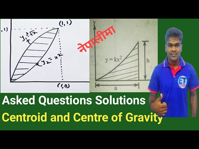 #25 Centroid and Centre of Gravity || Important Question Solution || Applied Mechanics-1  In Nepali