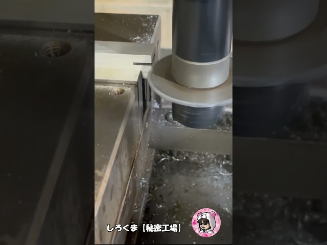 実削！サイドカッターで負荷制御...正直早いのか？遅いのか？SUSとかなら有効だとおもうんだけどなぁ？しろくま【秘密工場】