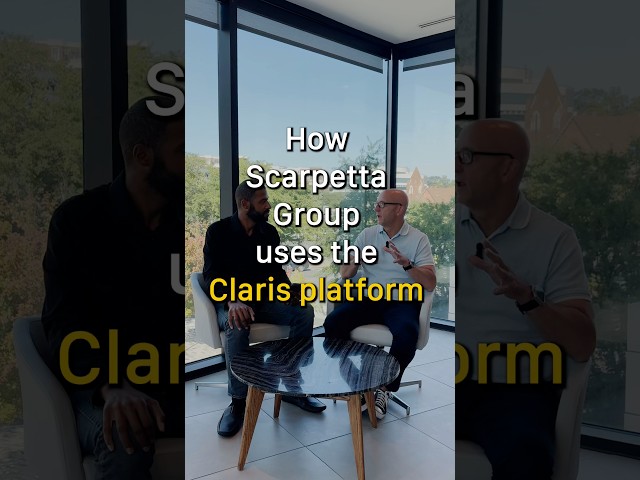 Create custom apps for your business needs | See how Scarpetta Group uses the Claris products