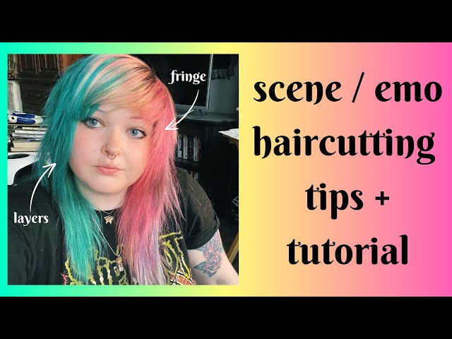 at home scene haircut tutorial + tips !!!
