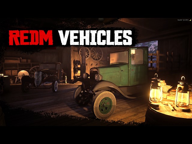 RedM Cars in RDR2 – Vehicle Mod Showcase (VORP / RSG / Standalone)