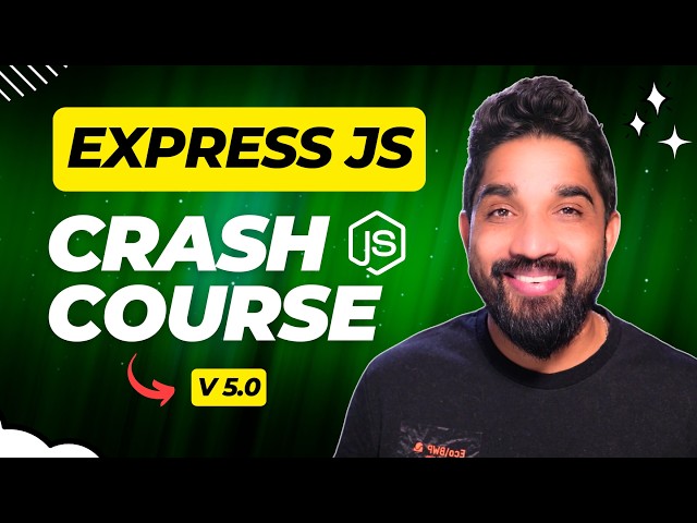 Express.js Crash Course – Learn to Build APIs Fast!