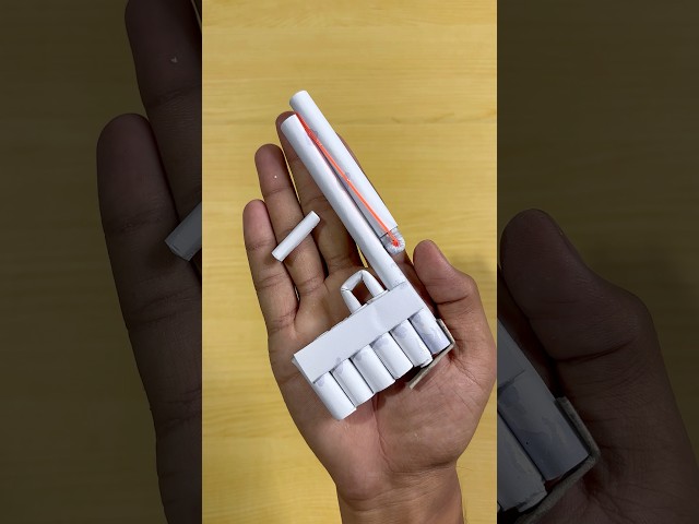 How to make a paper gun #shorts
