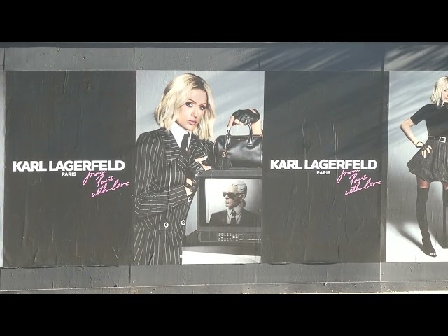 Paris Hilton Karl Lagerfeld Billboard Sunset Blvd Los Angeles California September 17, 2026 Summer