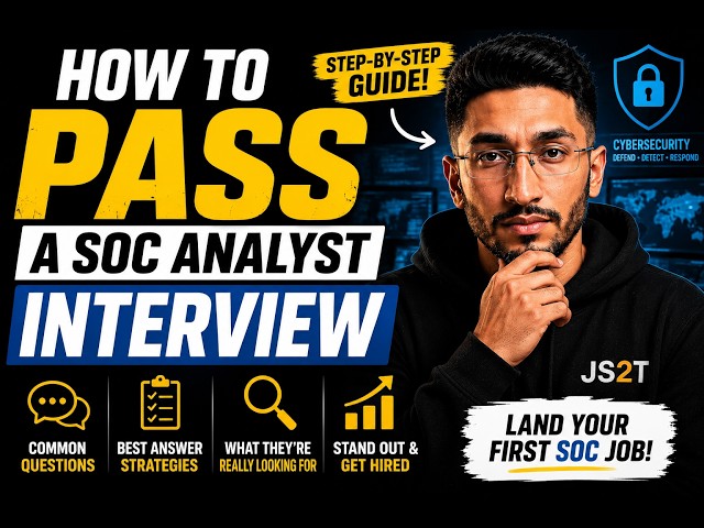 How To Pass A SOC Analyst Interview