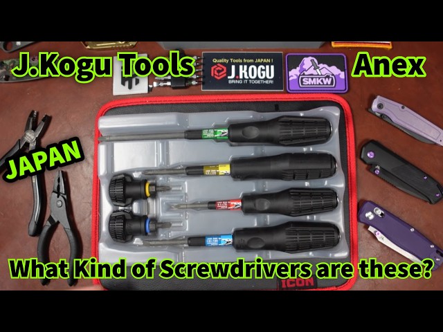 I Have NEVER Seen Screwdrivers Like This J  Kogu Anex Crocodile Screwdrivers Made in Japan