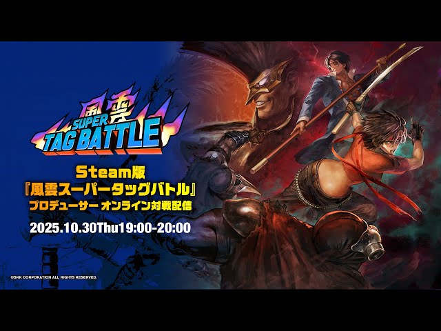 Steam版『風雲スーパータッグバトル』 プロデューサー オンライン対戦配信